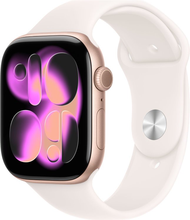 Умные часы Apple Watch 11 42мм Rose Gold Aluminium Case/Light Blush Sport Band M/L